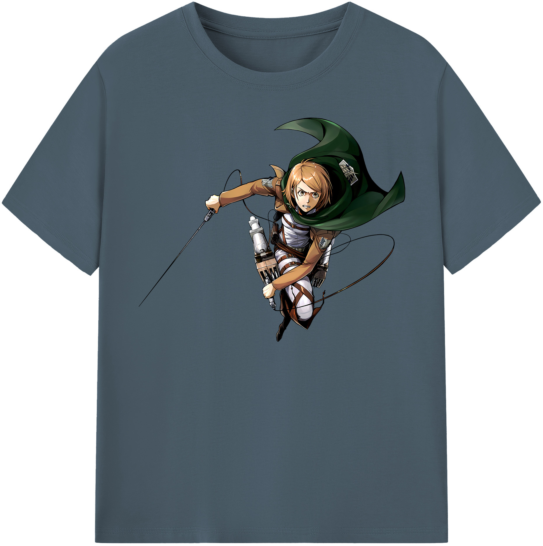 （画像用） 進撃の巨人 ペトラ·ラル Attack on Titan Petra Rall 綿100％半袖Tシャツ（フロントプリント）